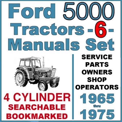 Manual de reparacion del tractor ford 5000. - Exercise de la médecine en france.