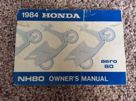 Manual de reparacion honda aero 80. - Honda cb400f cb1 1989 motorcycle shop service repair manual.