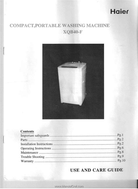 Manual de reparaciones lavadora haier xqb40 f xqb45 f xqb50 h. - Pastel evolution training manual free download.