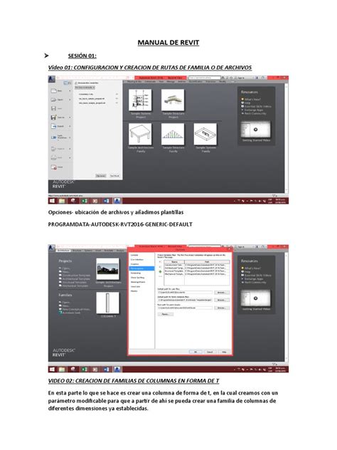 Manual de revit pdf. .  Tambi&eacute;n abarca elementos constructivos b&aacute...
