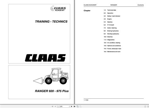 Manual de servicio de claas ranger. - Repair manual for mercedes benz sprinter.