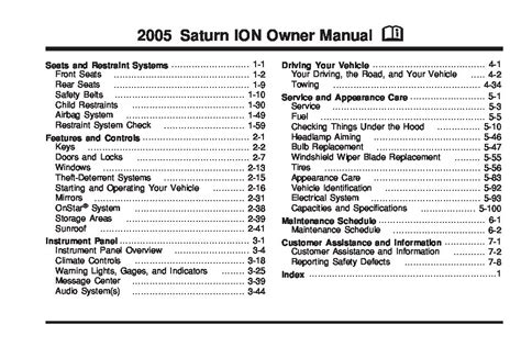 Manual de servicio de saturn ion 2005. - Einführung in das handbuch zur ökonometrischen stammlösung.