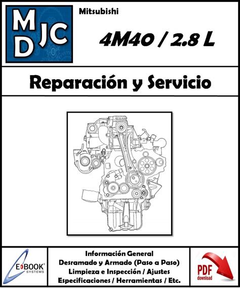 Manual de servicio del motor mitsubishi 4m40. - Manuale di soluzione termodinamica ragone dei materiali.