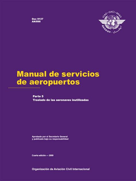 Manual de servicios del aeropuerto icao doc. - Comprendre et maîtriser l'espace, ou, la science régionale et l'aménagement du territoire.