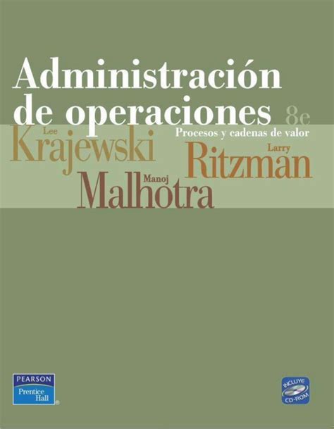 Manual de solución de gestión de operaciones krajewski décima edición. - 1999 ford taurus se owners manual.
