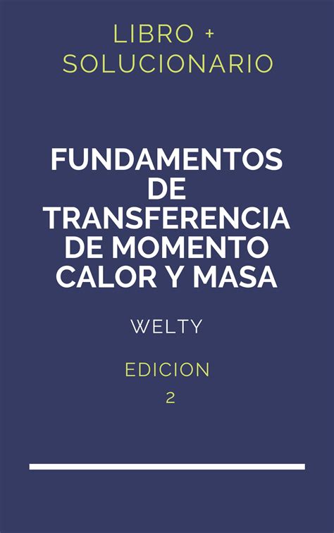 Manual de solución de transferencia de masa welty. - Study guide for human resource management book by fallon.