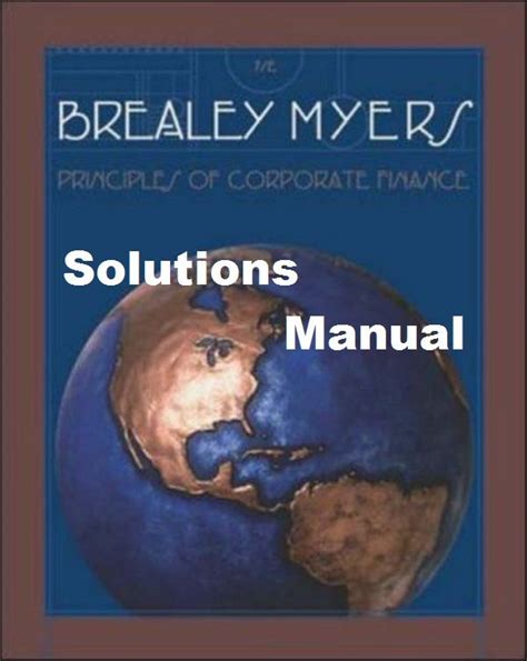 Manual de soluciones de brealey myers. - Biografía del señor general florentino manjarrés..