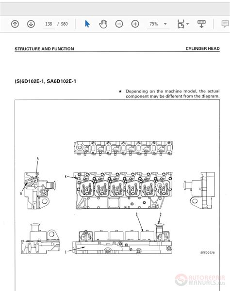 Manual de taller de reparación de servicio del motor komatsu 102e serie 1. - Service manuals 1989 100 hp mariner.