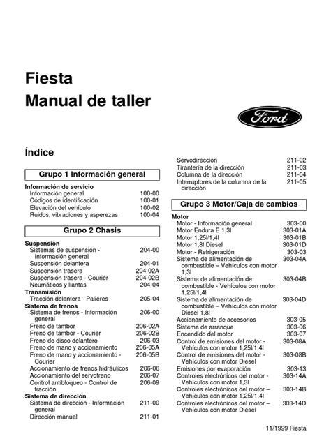 Manual de taller ford fiesta 2000 gratis. - Manuale di laboratorio di simulazione e stampaggio per mtecxh.