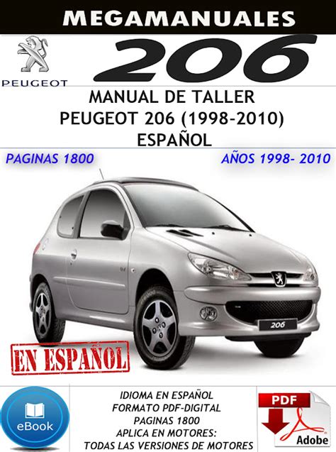 Manual de taller peugeot 206 cc. - Die komplette anleitung für klebstoffe und klebstoffe.