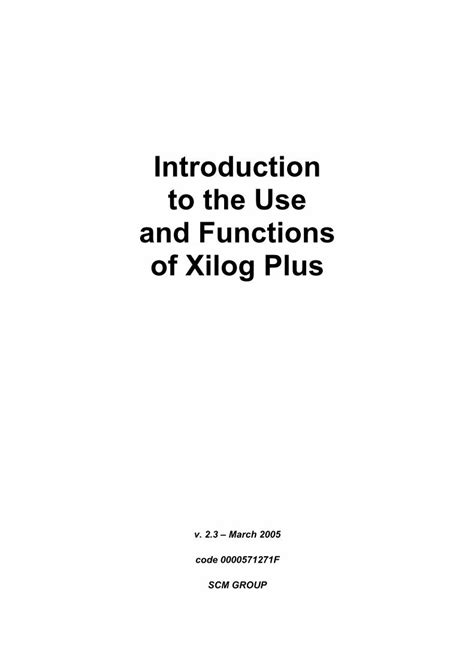 Manual de usuario de xilog plus. - Seeleys essentials of anatomy and physiology 8th edition lab manual answer key.