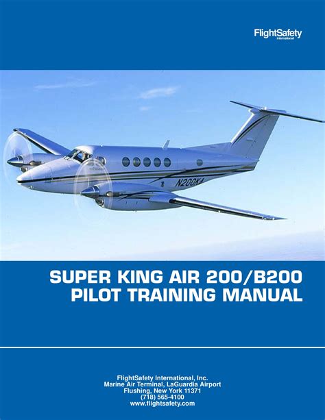 Manual de vuelo king air 200. - The network managers handbook by john m lusa.