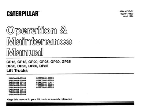 Manual del operador de caterpillar gp25. - An introduction to computer science using c.