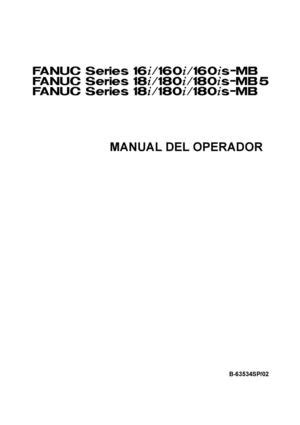 Manual del operador de la serie fanuc pro 3i. - Craftsman portable media storage user manual.