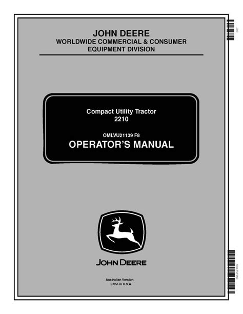 Manual del operador del tractor john deere 2010. - Bobcat x220 x 220 bagger service reparatur werkstatthandbuch n 508211999 unten.
