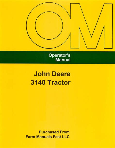 Manual del operador del tractor john deere 3140. - Taormina guevara y su ballet barquisimetano.
