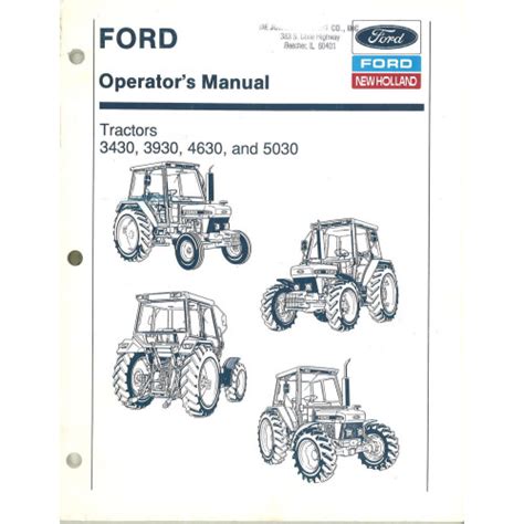 Manual del propietario del tractor new holland para 5030. - Campesinos y organización en el azuay, 1970-1990.