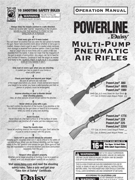 Manual del rifle de aire daisy powerline 856. - Chp 8 study guide answers houghton mifflin.