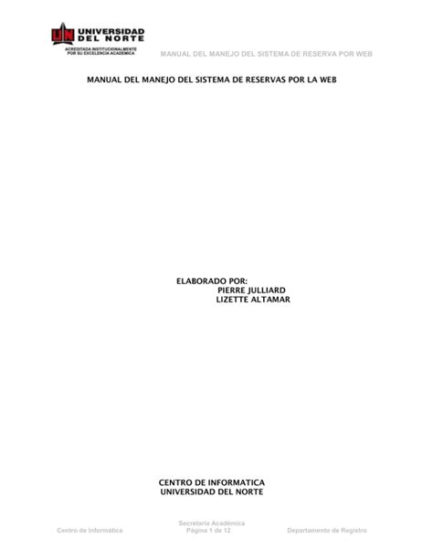 Manual del sistema de reservas marsha. - Manuale di control builder m control builder m manual.