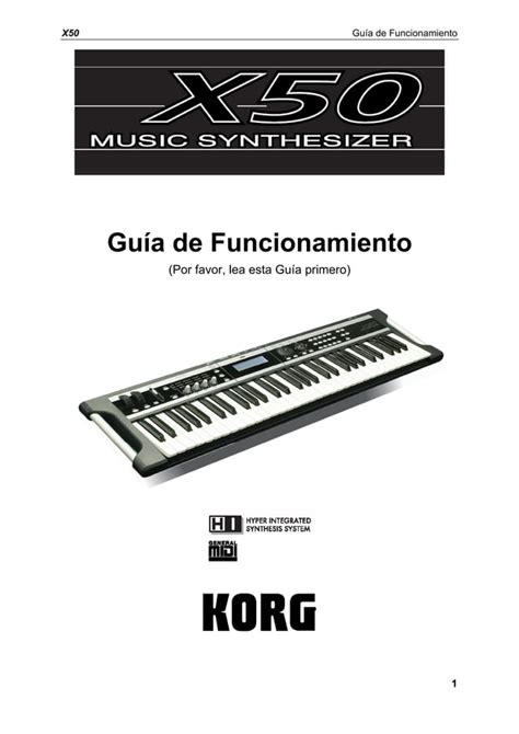 Manual del teclado korg x50 en espanol gratis. - Free manual for audi navigation system rns e.