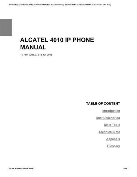 Manual del teléfono alcatel 4010 ip. - The jepson manual by willis linn jepson.