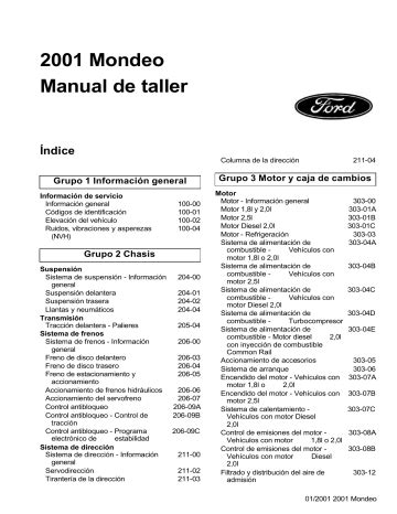 Manual del usuario ford mondeo 2001. - The air traveler s handbook the complete guide to air.