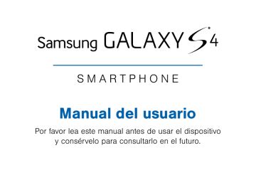 Manual del usuario samsung galaxy s4 en espanol. - Panorama previo a las elecciones de 1991.