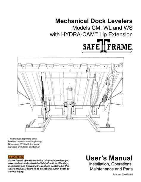 Manual for a challenger dock leveler. - Vw 6 speed manual transmission codes.