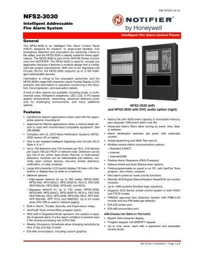 Manual for a notifier nfs 3030d. - Holden commodore vy electric workshop manual.