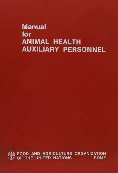 Manual for animal health auxiliary personnel. - Fogli di calcolo acca manual s.