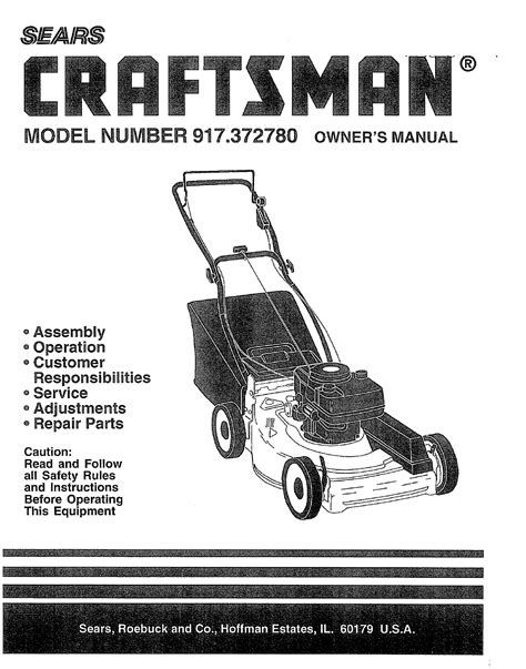 Manual for craftsman lawn mower model 917. - A field guide for science writers the official guide of the national association of science writers.