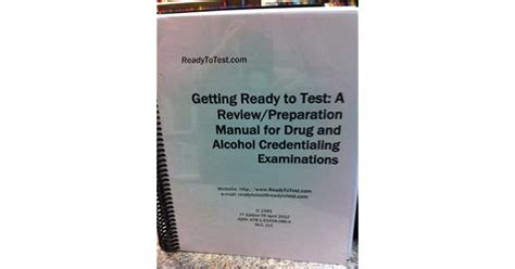Manual for drug and alcohol credentialing examinations. - Briggs stratton 675 series repair manual.