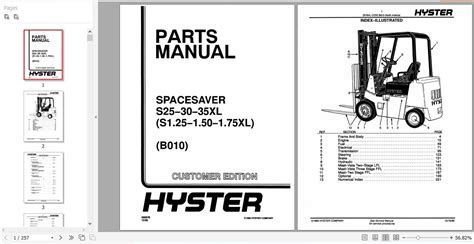 Manual for hyster spacesaver 25 forklift. - Citroen zx handbuch für die wartung.