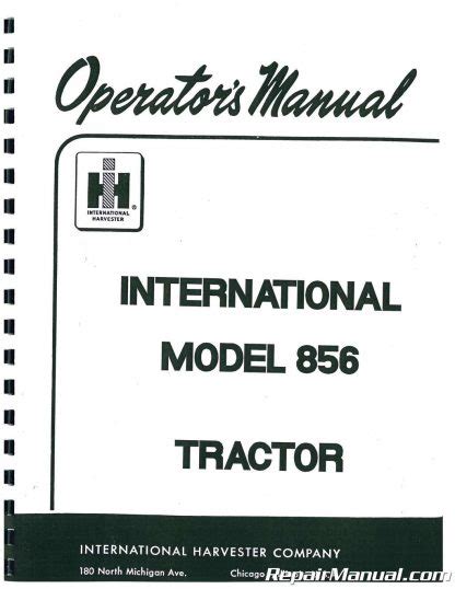Manual for international harvester 856 diesel. - Ethne grecs à l'âge du bronze.