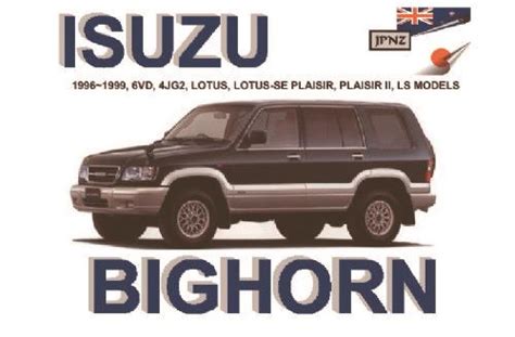 Manual for isuzu bighorn diesel 4jx1. - A guide to driving horses horsemaster.