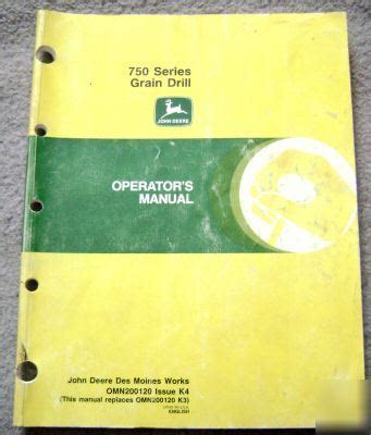 Manual for jd 750 grain drill. - Hot spring limelight flair service manual.