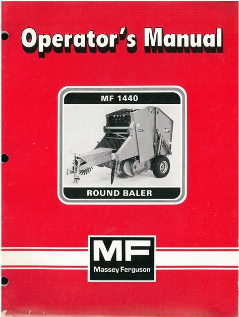 Manual for massey ferguson 1440 round baler. - Derby owners club world edition manual.