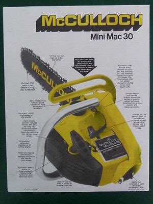 Manual for mcculloch mini mac 30 chainsaw. - 2006 honda aquatrax turbo owners manual.