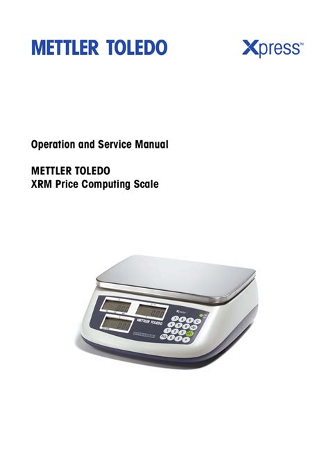 Manual for mettler cub 1 weighing scale. - Vermeer r23 manuale delle parti del rastrello.