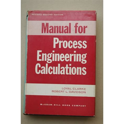Manual for process engineering calculations by loyal clarke. - Nuevo modelo económico para puerto rico.