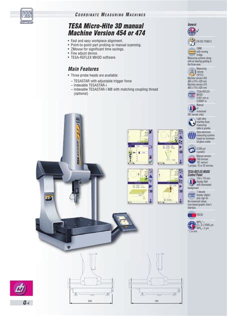 Manual for tesa micro height cmm. - Guide to leed ap v4 2014.