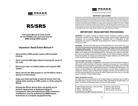 Manual for the r5 srs airbag fault code tool. - Mori seiki nt manuale di programmazione.