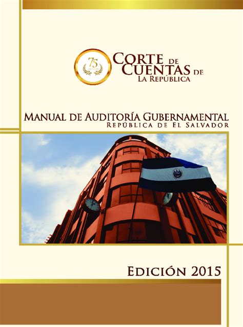 Manual general de auditoria gubernamental ecuador. - Ministério público e o novo código de processo civil.