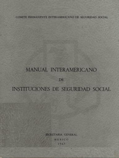 Manual interamericano de instituciones de seguro social. - The private interest foundation of panama harris marc m harris offshore manual.
