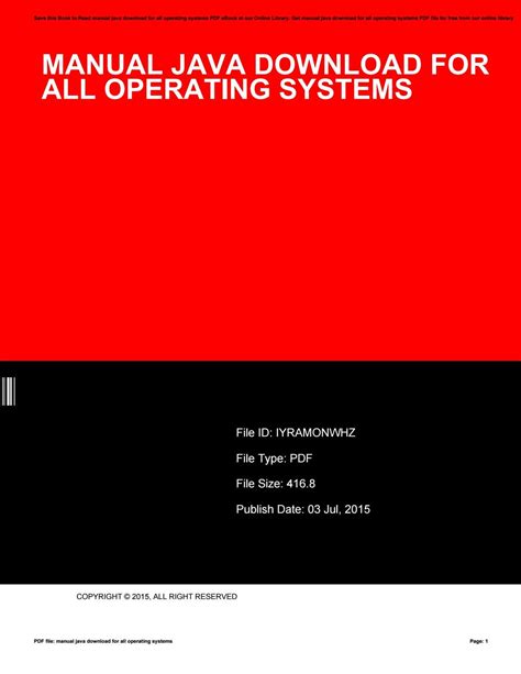 Manual java for all operating systems. - Mercruiser alpha one gen i manual.