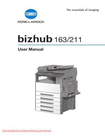 Manual konica minolta bizhub 211 printer. - Realistic lighting with customization manual install v3 4a.