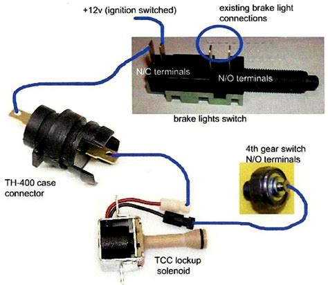 Manual lockup switch for 350 turbo. - Manuale d'officina per mercedes sl 300 r107.