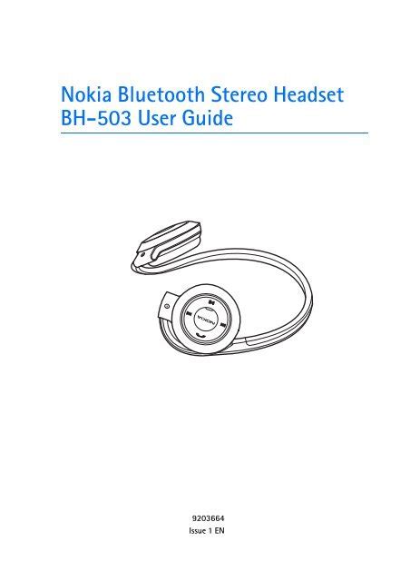 Manual nokia bluetooth stereo headset bh 503. - Drilling and blasting part i blasting lecture notes and tutorials.