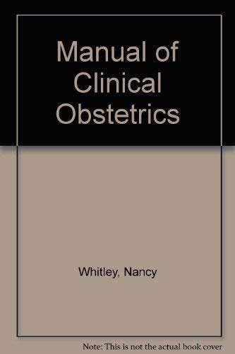 Manual of Clinical Obstetrics