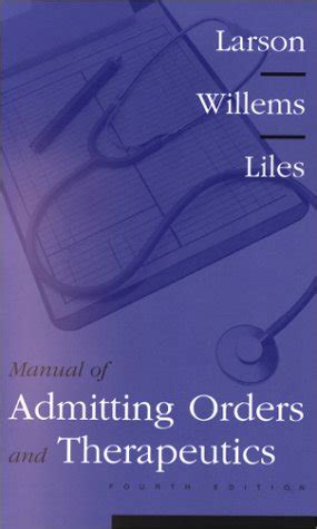 Manual of admitting orders and therapeutics 4e. - Chapter 16 ap bio study guide answers.